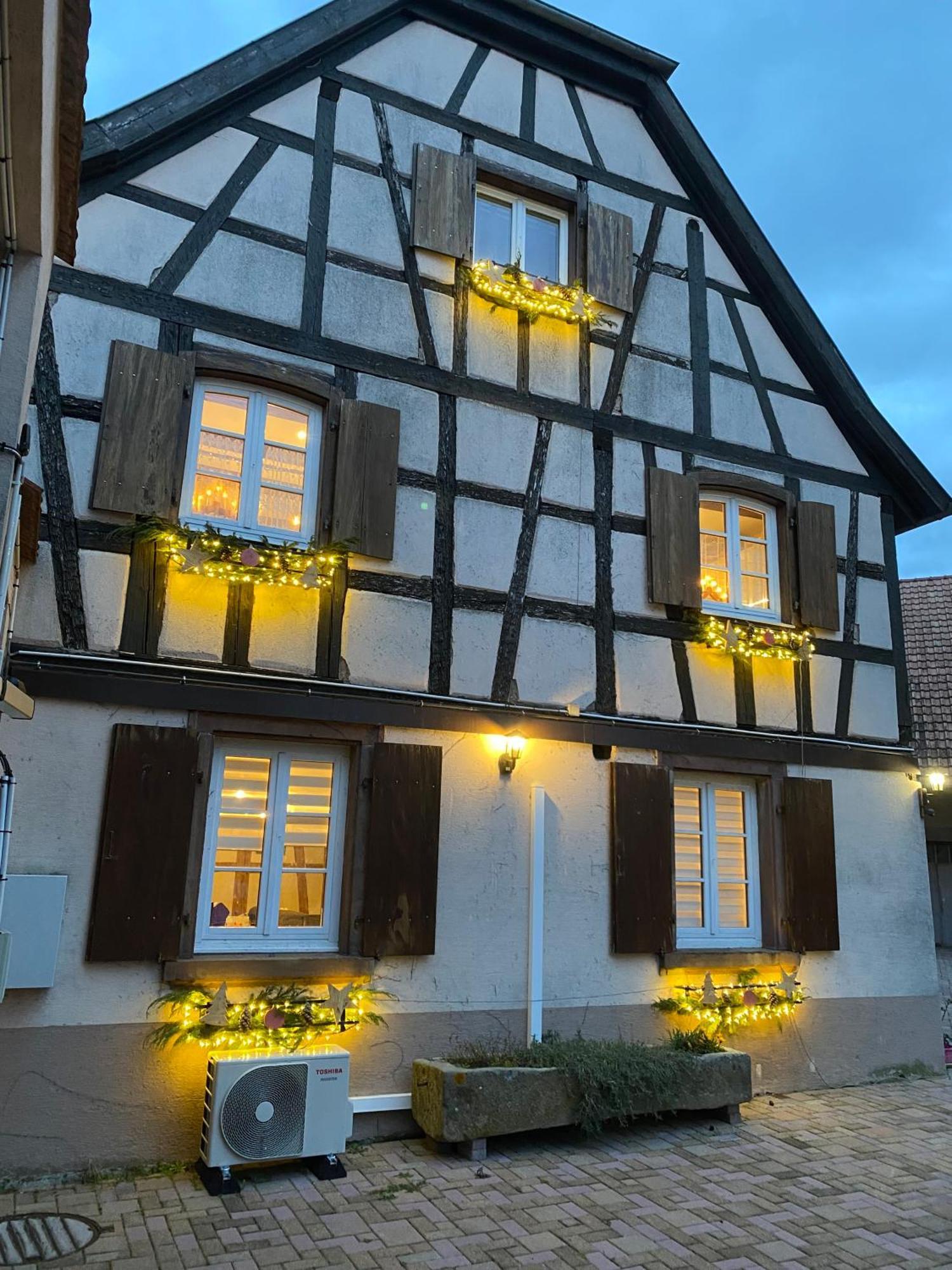 Le 128, Duplex Alsacien 10 Personnes, Piscine Apartment Horbourg Exterior photo